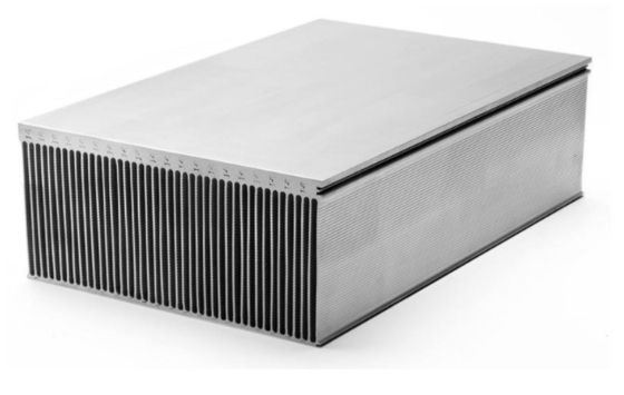 1000W Grown Light LED Aluminum Heatsink Skived Base Heat Sink For Computer Sever