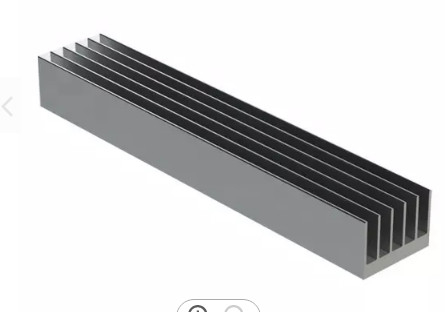 1000W Grown Light LED Aluminum Heatsink Skived Base Heat Sink For Computer Sever