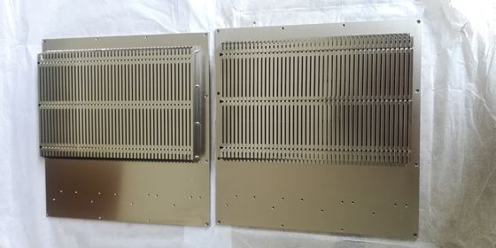 Silver Anodizing CNC Machining Heatsink Fold Fin Insert Heatsink