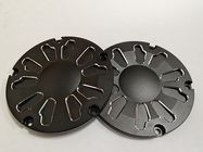 OEM Small Turned Parts , Black Anodizing Machining Aluminum Parts